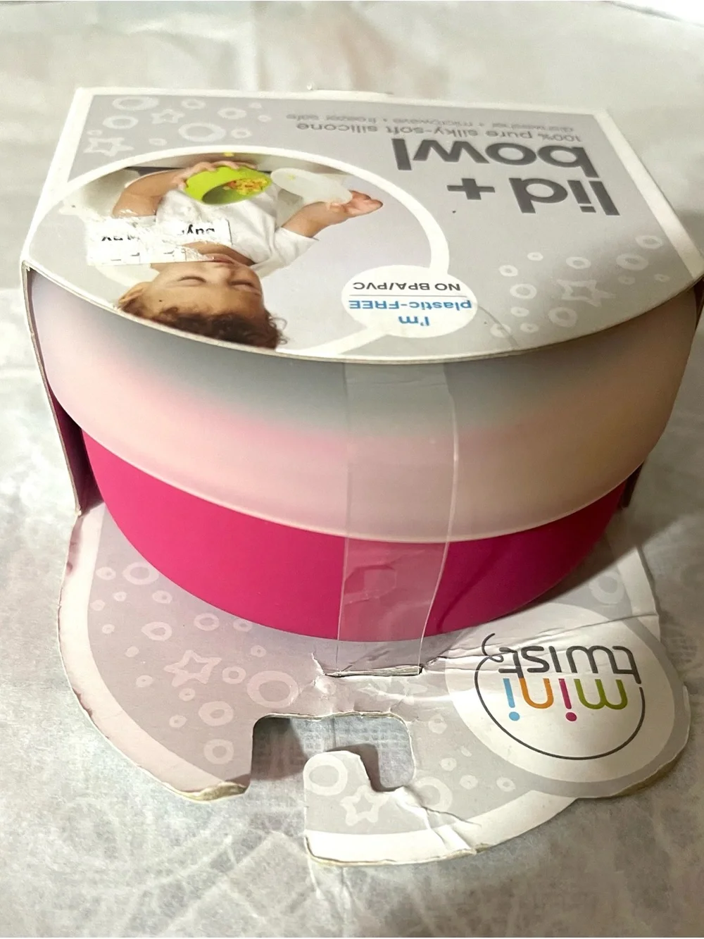 Pink Silicone Party Food Storage Container - Unbranded